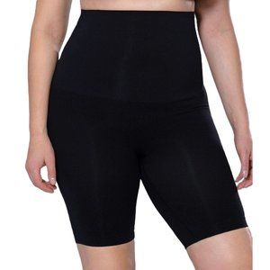 Black High-Waisted Shaper Shorts Shapermint Empetua Essentials Shapewear Size 2X